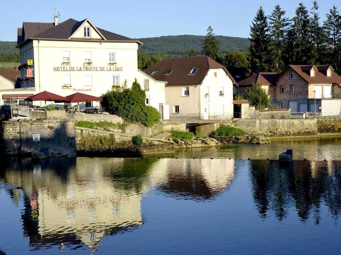 Hotel La Truite De La Loue Quingey Esterno foto